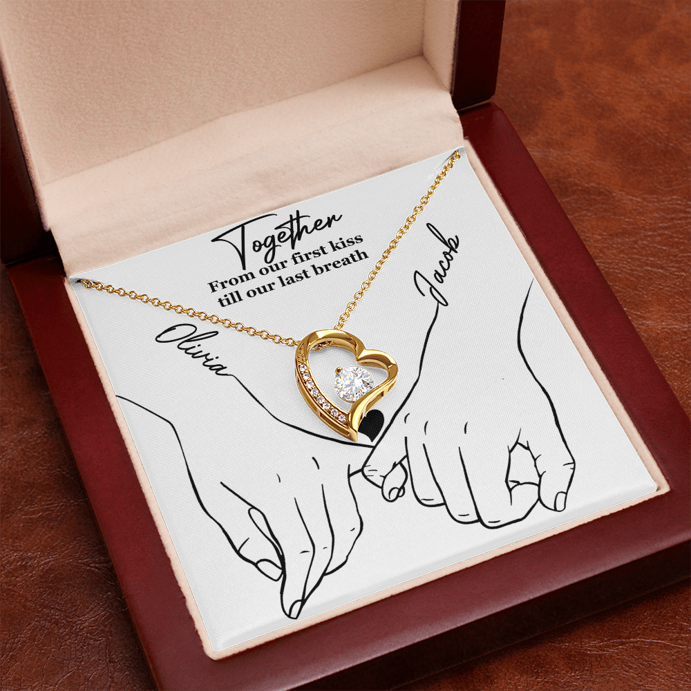 From Our First Kiss Till Our Last Breath – Forever Love Necklace