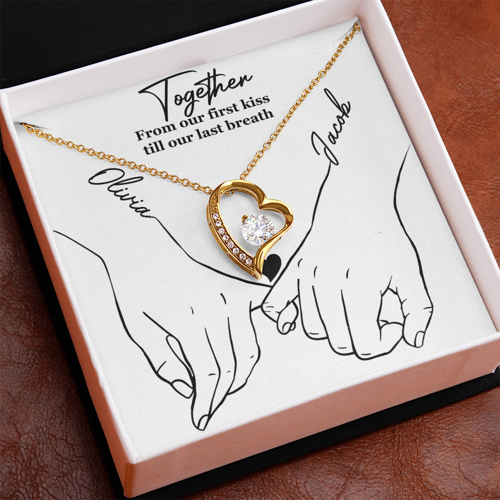 From Our First Kiss Till Our Last Breath – Forever Love Necklace