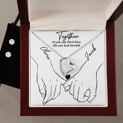 From Our First Kiss Till Our Last Breath – Forever Love Necklace