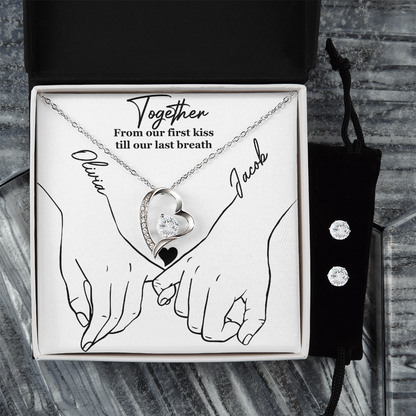 From Our First Kiss Till Our Last Breath – Forever Love Necklace