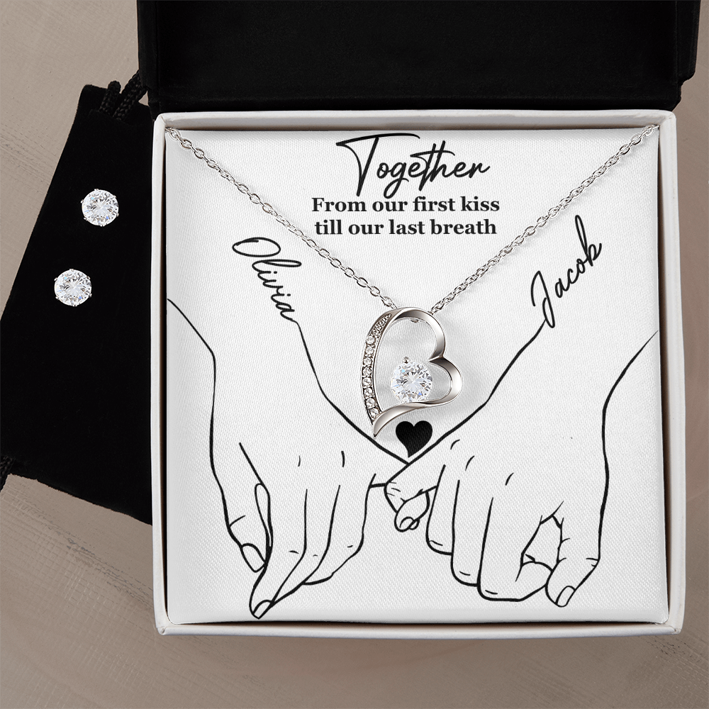 From Our First Kiss Till Our Last Breath – Forever Love Necklace