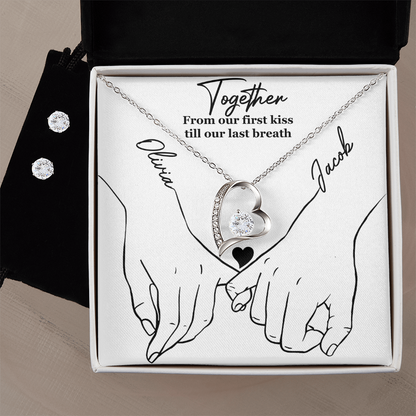 From Our First Kiss Till Our Last Breath – Forever Love Necklace