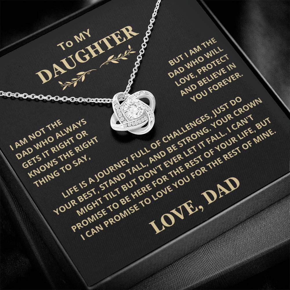 Gift For Daughter From Dad, Crown Might Tilt But Don't Ever Let It Fall