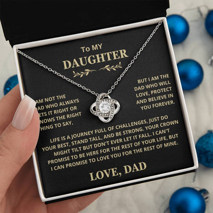 Gift For Daughter From Dad, Crown Might Tilt But Don't Ever Let It Fall