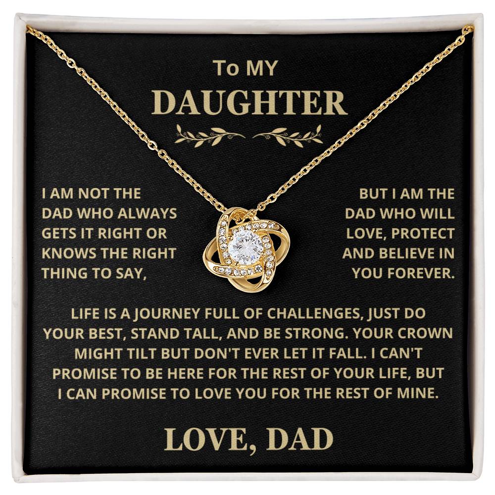 Gift For Daughter From Dad, Crown Might Tilt But Don't Ever Let It Fall