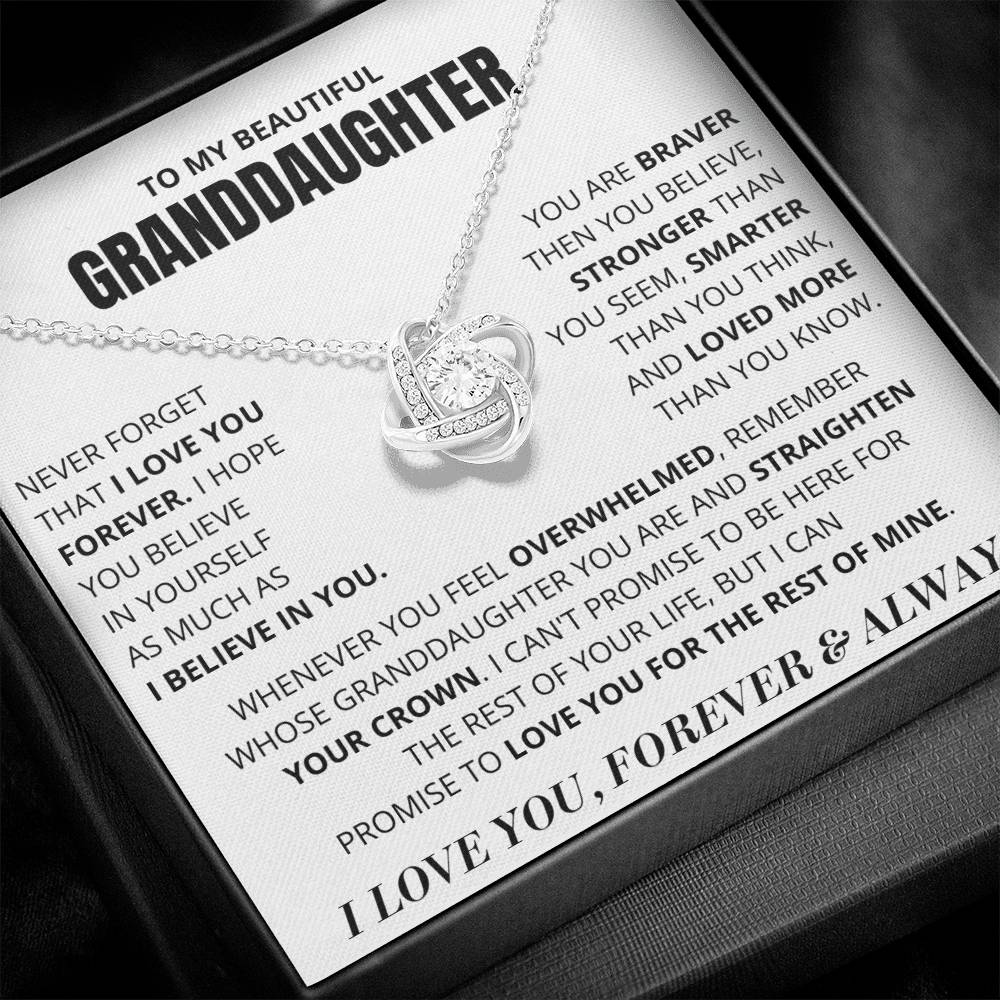 Gift For Granddaughter, Never Forget That I Love You