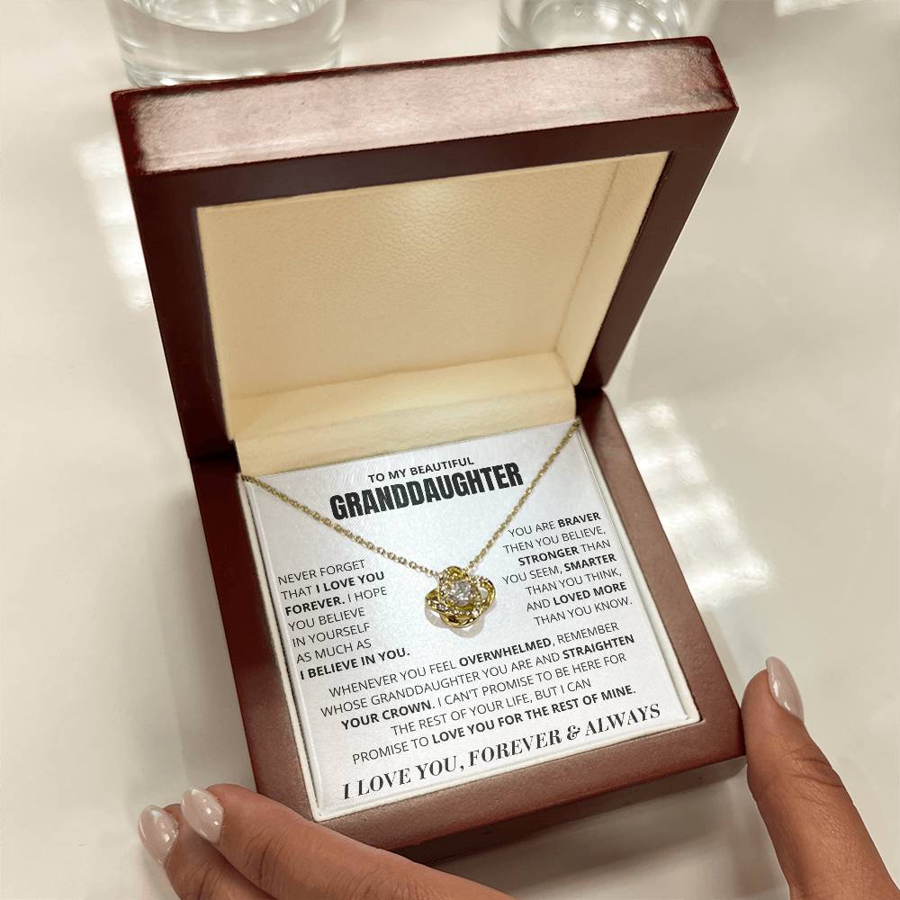 Gift For Granddaughter, Never Forget That I Love You