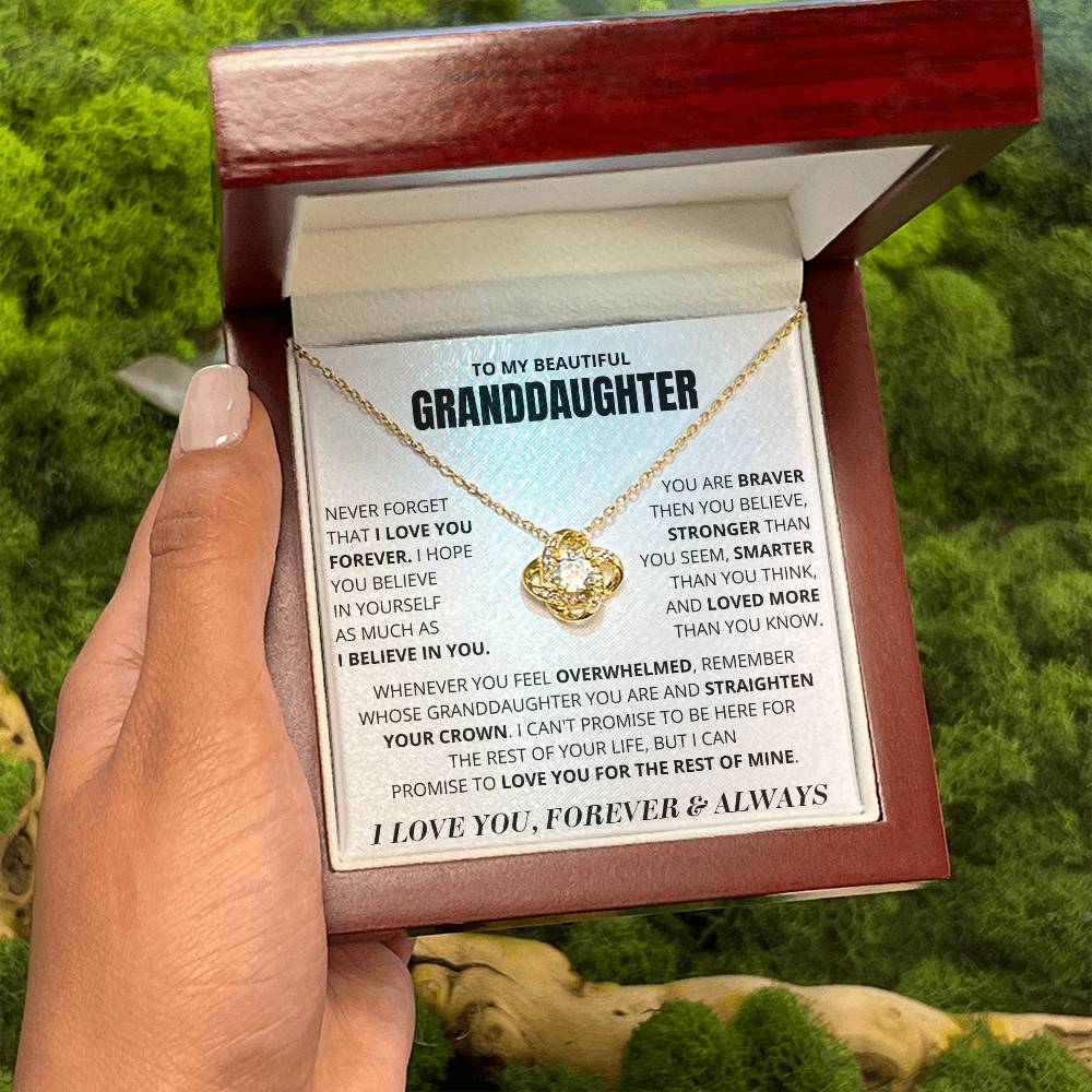 Gift For Granddaughter, Never Forget That I Love You