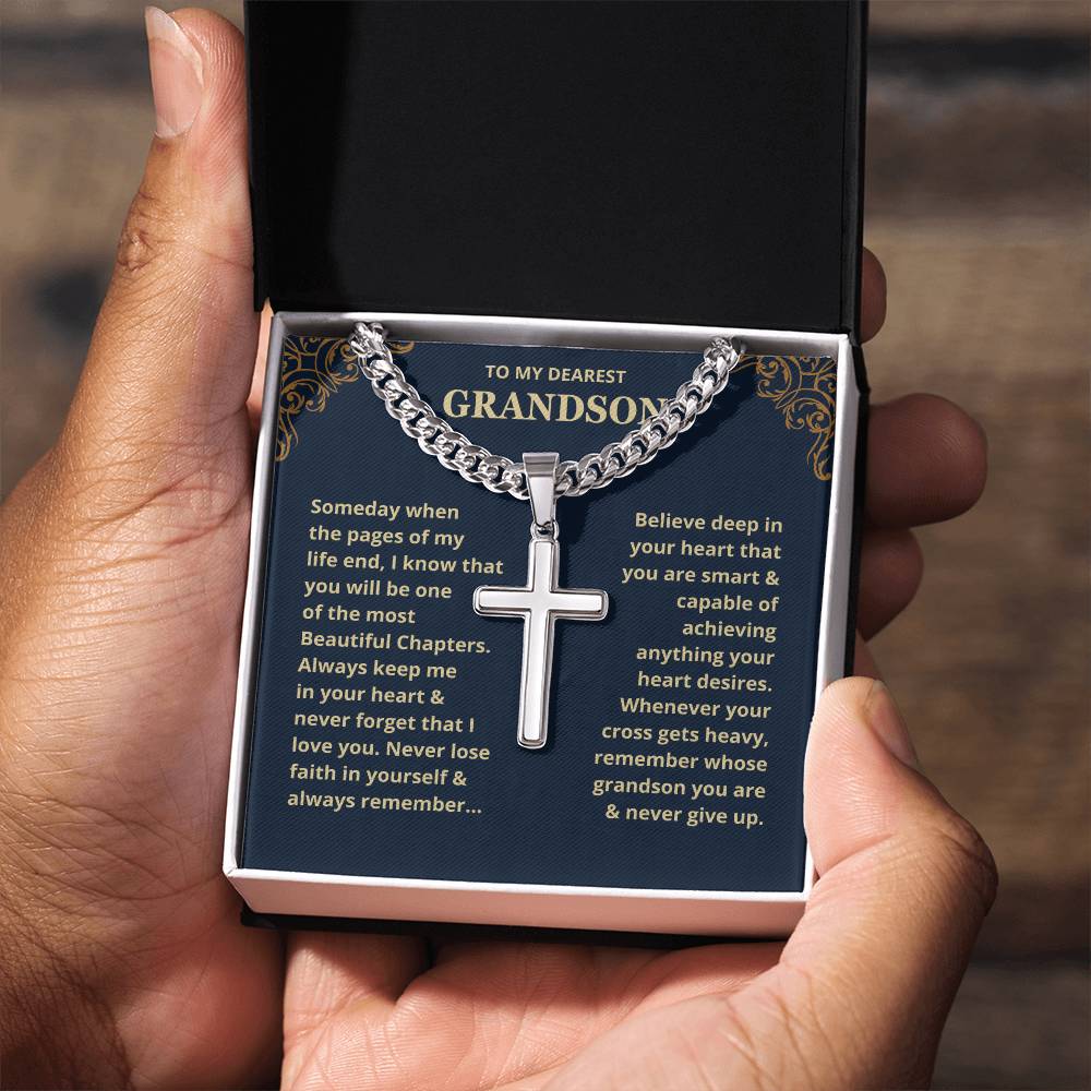 Grandson, Never Lose Faith - Chain Necklace