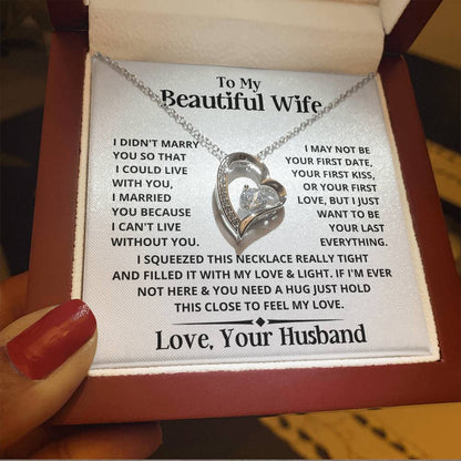 Heart Necklace - Beautiful Wife