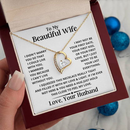 Heart Necklace - Beautiful Wife