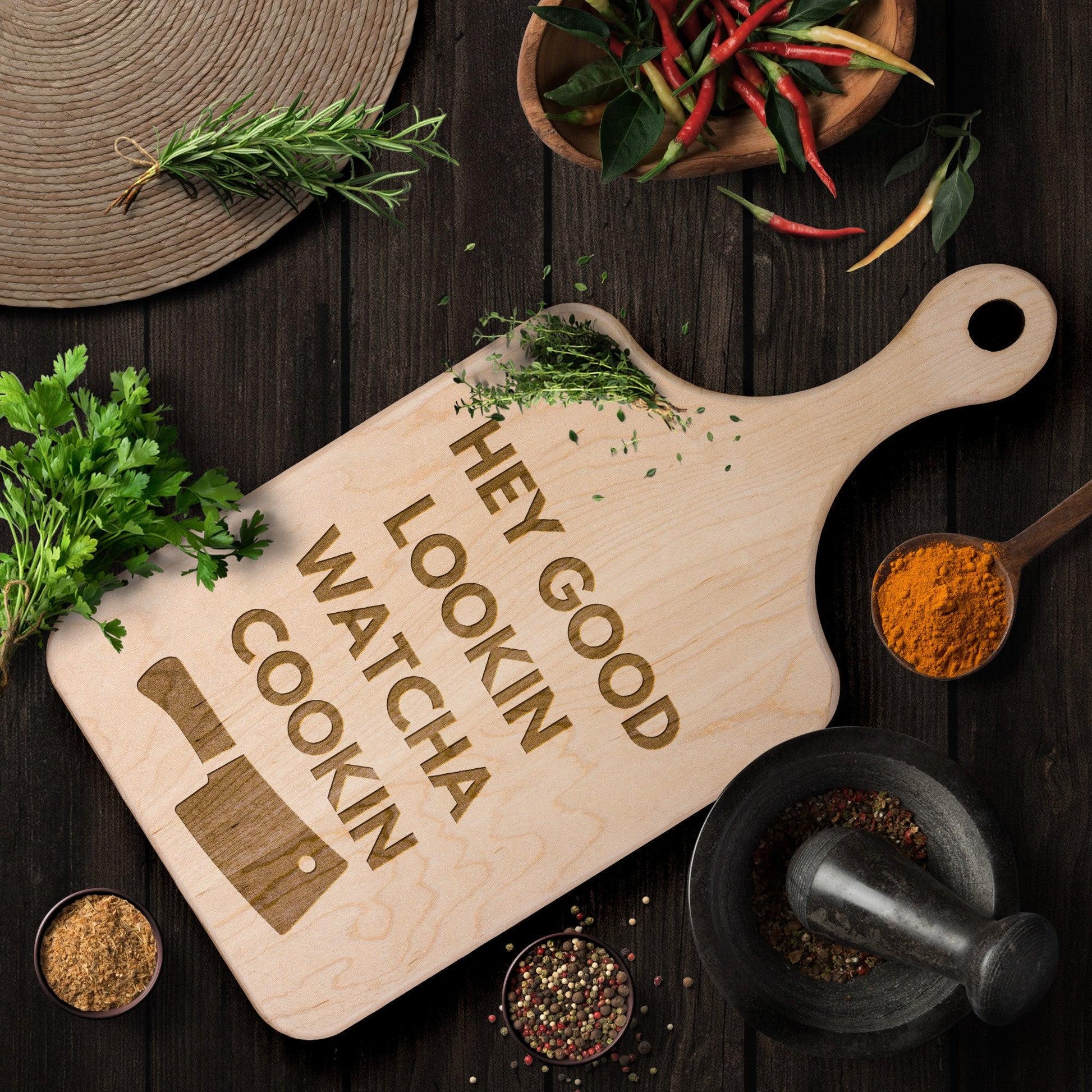 Hey Good Lookin Watch Cookin - Charming Family Gift