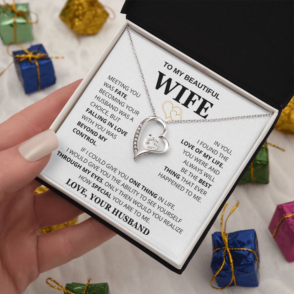 Husband to Wife Meeting You Was Fate Necklace