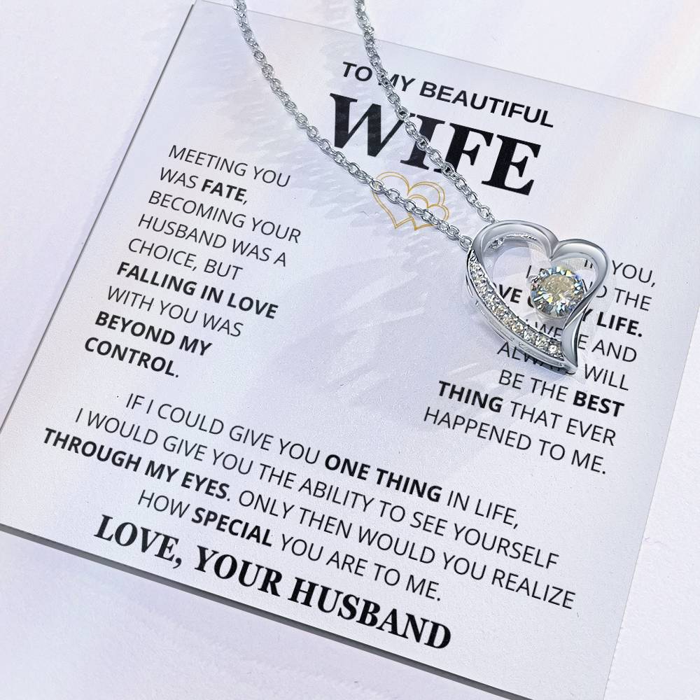 Husband to Wife Meeting You Was Fate Necklace