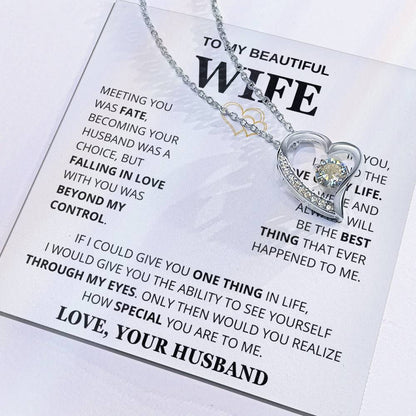 Husband to Wife Meeting You Was Fate Necklace