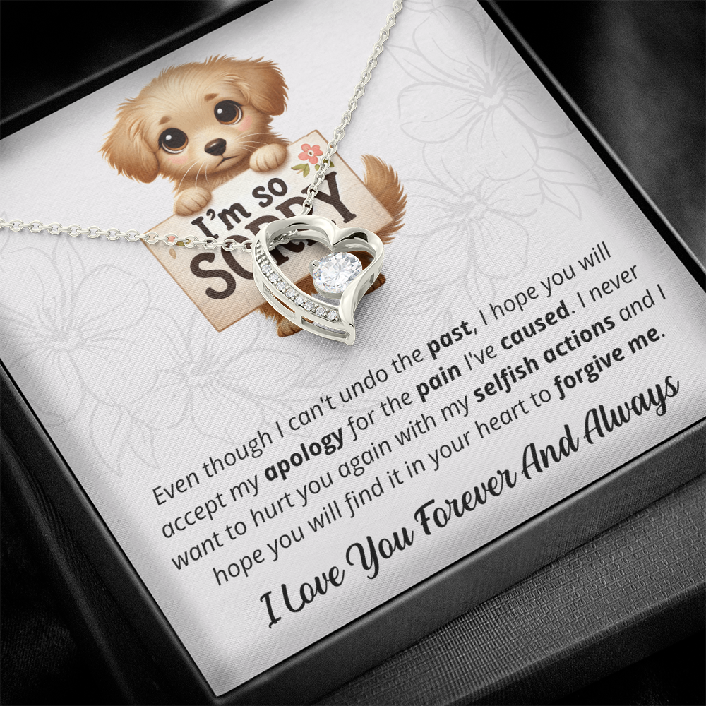 I'm Sorry For Hurting You Flower | Forever Love Necklace