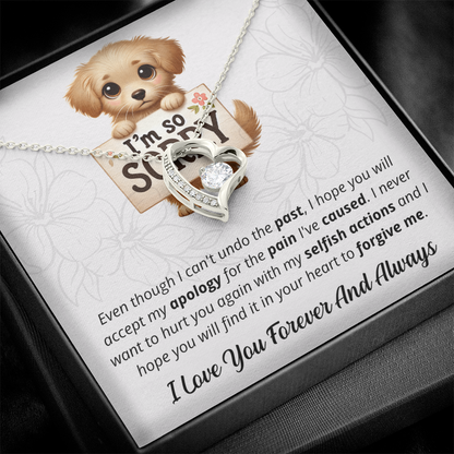I'm Sorry For Hurting You Flower | Forever Love Necklace