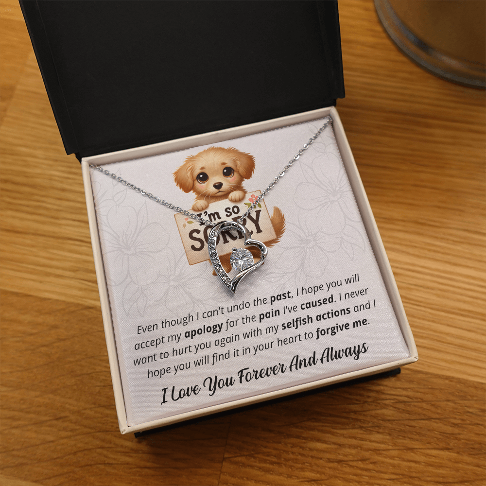 I'm Sorry For Hurting You Flower | Forever Love Necklace