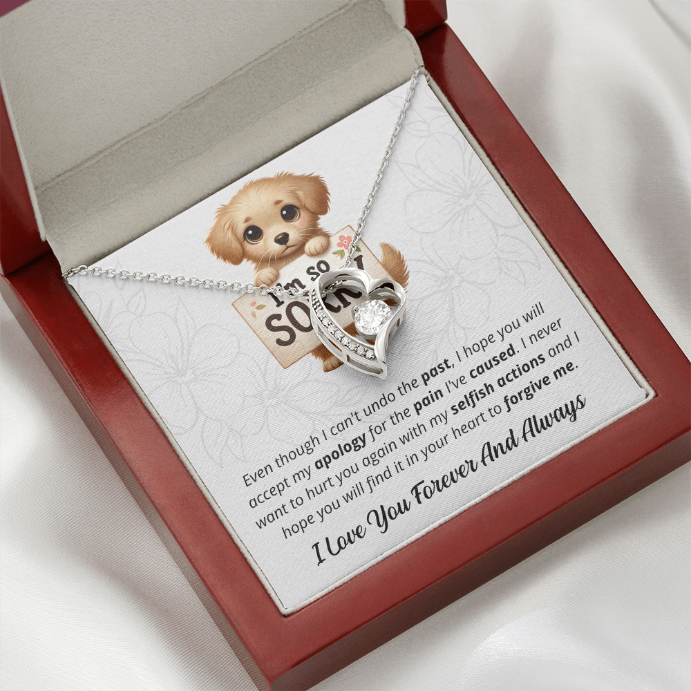 I'm Sorry For Hurting You Flower | Forever Love Necklace