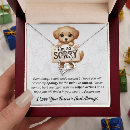I'm Sorry For Hurting You Flower | Forever Love Necklace