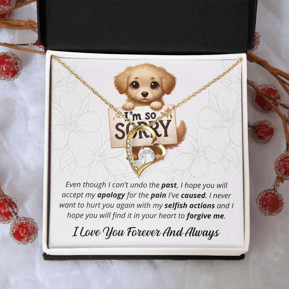 I'm Sorry For Hurting You Flower | Forever Love Necklace