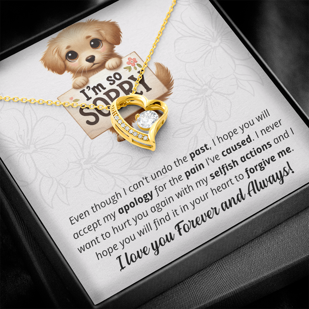I'm Sorry For Hurting You Flower | Forever Love Necklace
