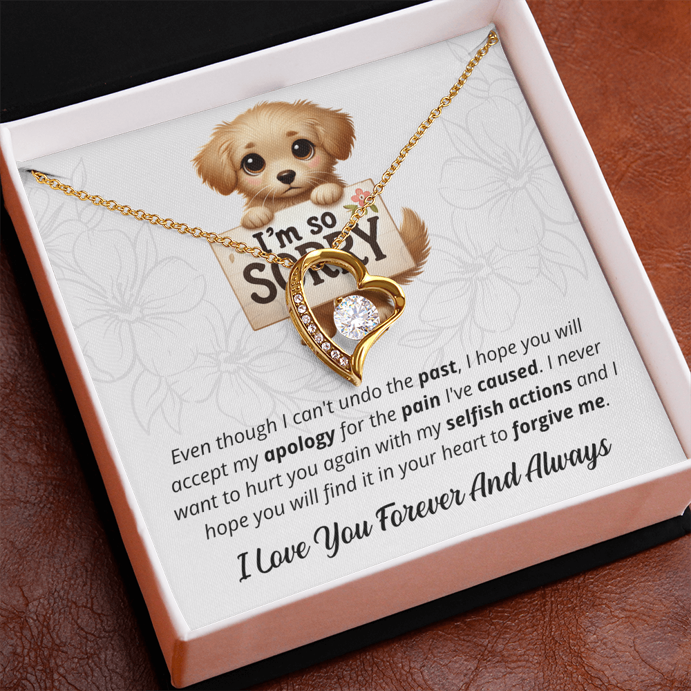 I'm Sorry For Hurting You Flower | Forever Love Necklace