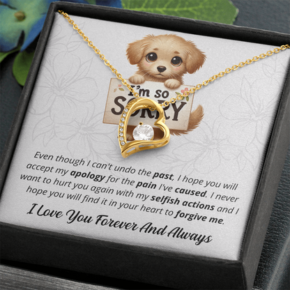 I'm Sorry For Hurting You Flower | Forever Love Necklace