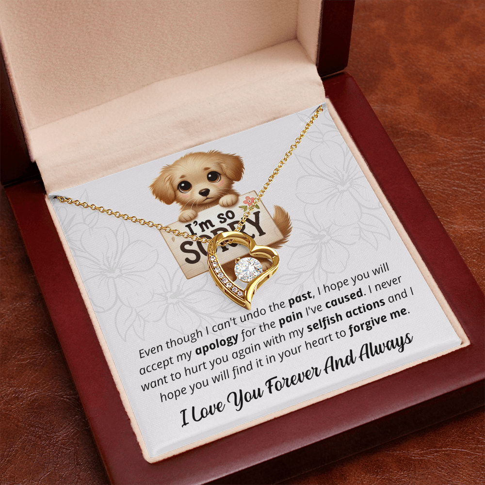I'm Sorry For Hurting You Flower | Forever Love Necklace