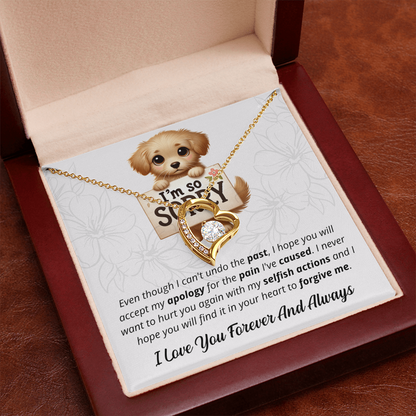 I'm Sorry For Hurting You Flower | Forever Love Necklace