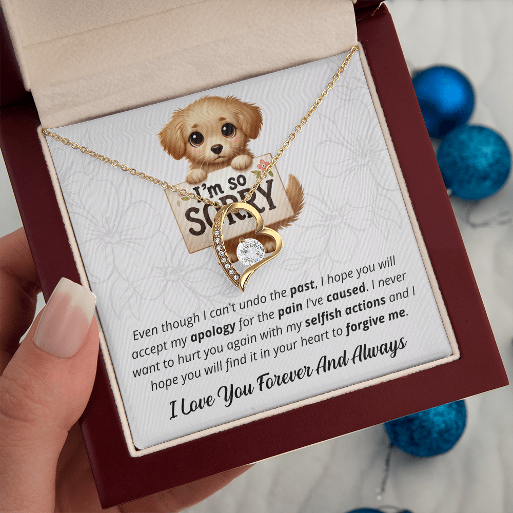I'm Sorry For Hurting You Flower | Forever Love Necklace