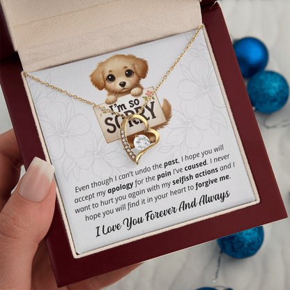I'm Sorry For Hurting You Flower | Forever Love Necklace