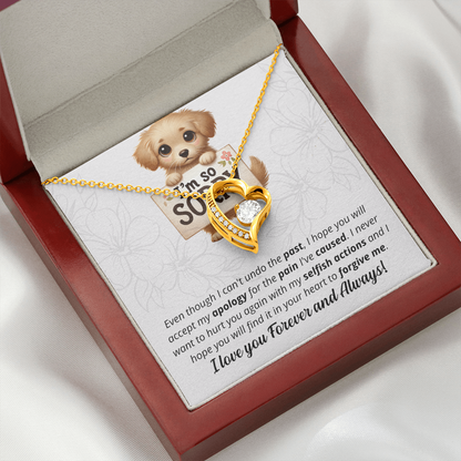 I'm Sorry For Hurting You Flower | Forever Love Necklace