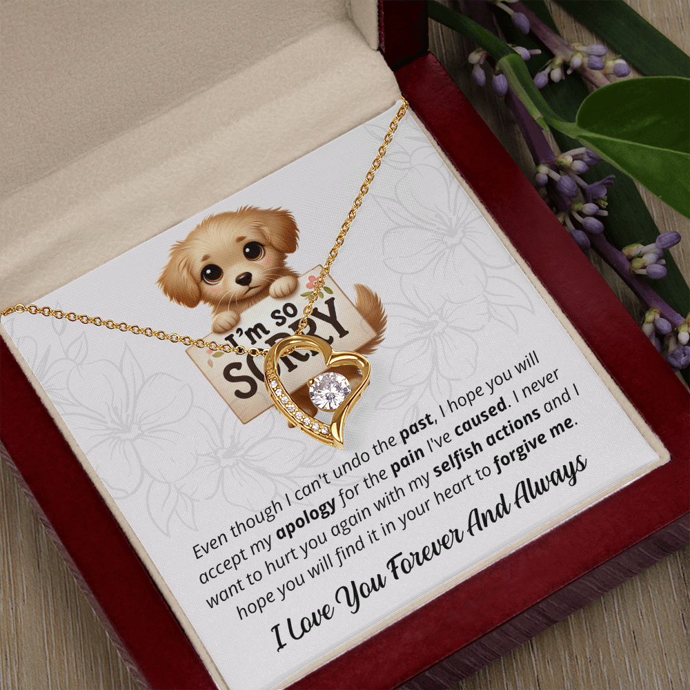 I'm Sorry For Hurting You Flower | Forever Love Necklace