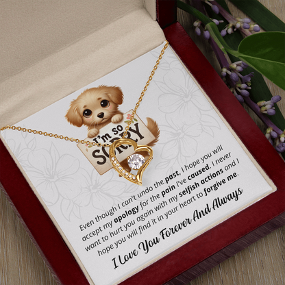 I'm Sorry For Hurting You Flower | Forever Love Necklace