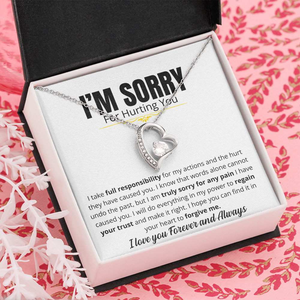 I'm Sorry For Hurting you - Forever Love Necklace