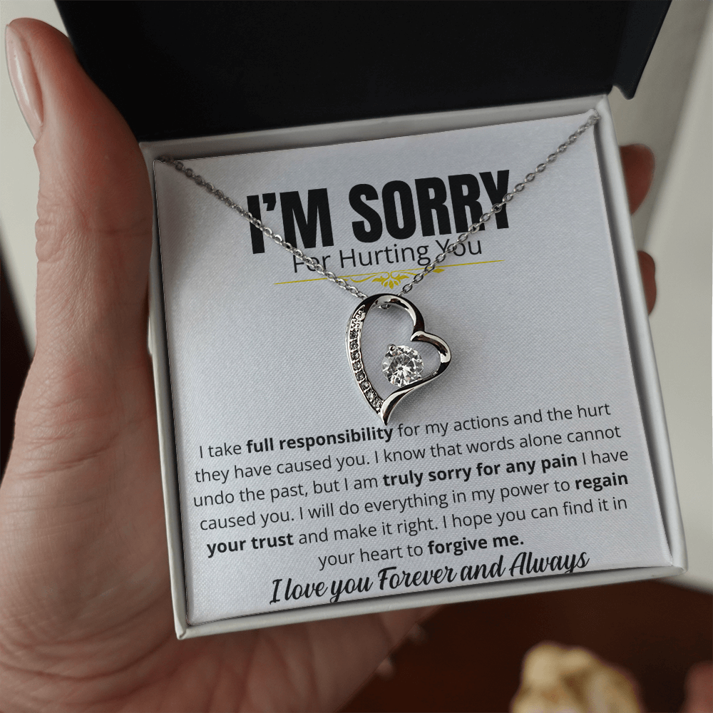 I'm Sorry For Hurting you - Forever Love Necklace
