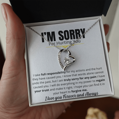 I'm Sorry For Hurting you - Forever Love Necklace