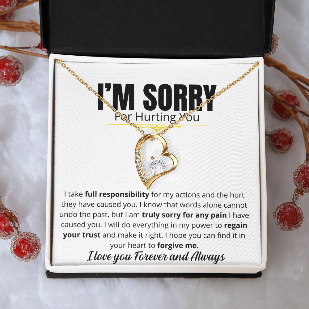 I'm Sorry For Hurting you - Forever Love Necklace