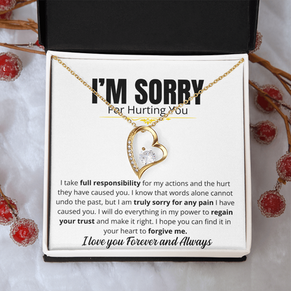 I'm Sorry For Hurting you - Forever Love Necklace