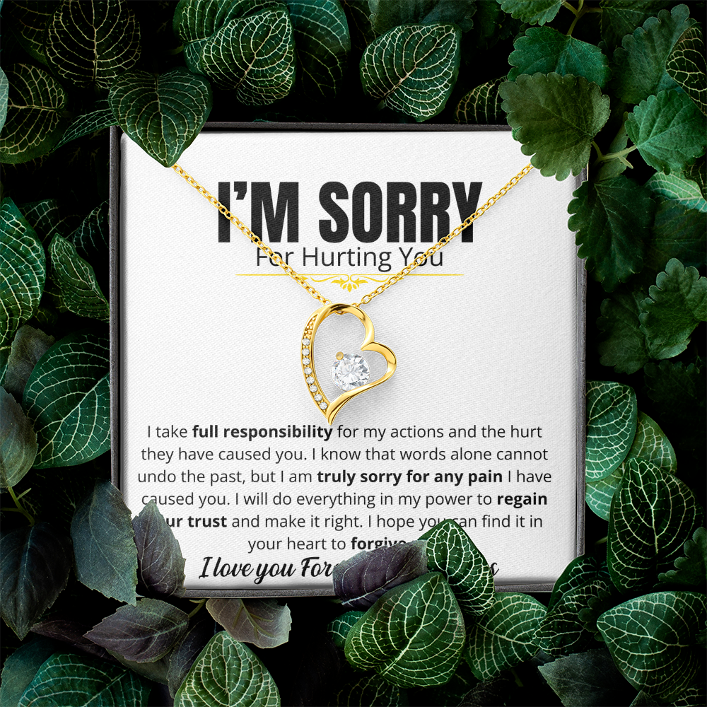 I'm Sorry For Hurting you - Forever Love Necklace