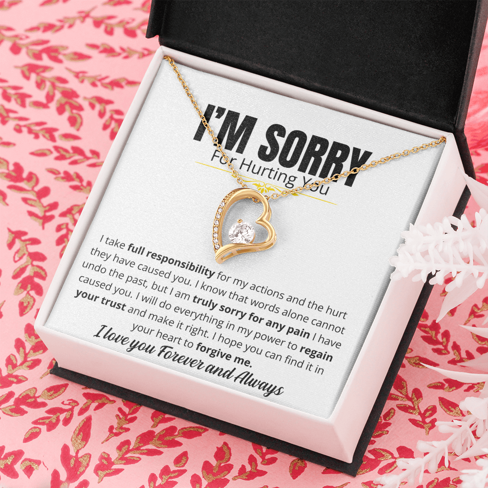 I'm Sorry For Hurting you - Forever Love Necklace