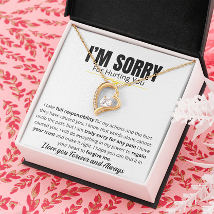 I'm Sorry For Hurting you - Forever Love Necklace