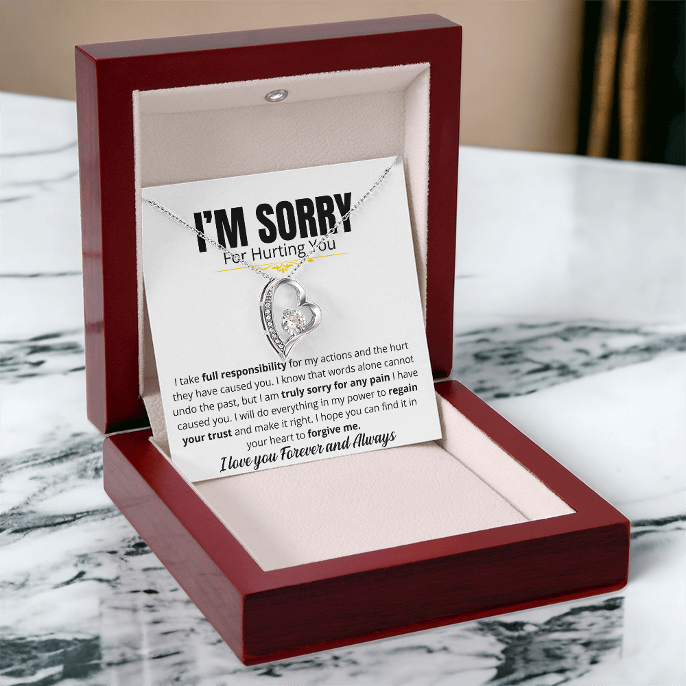 I'm Sorry For Hurting you - Forever Love Necklace