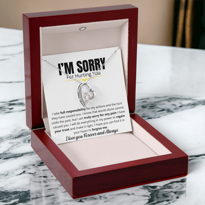 I'm Sorry For Hurting you - Forever Love Necklace