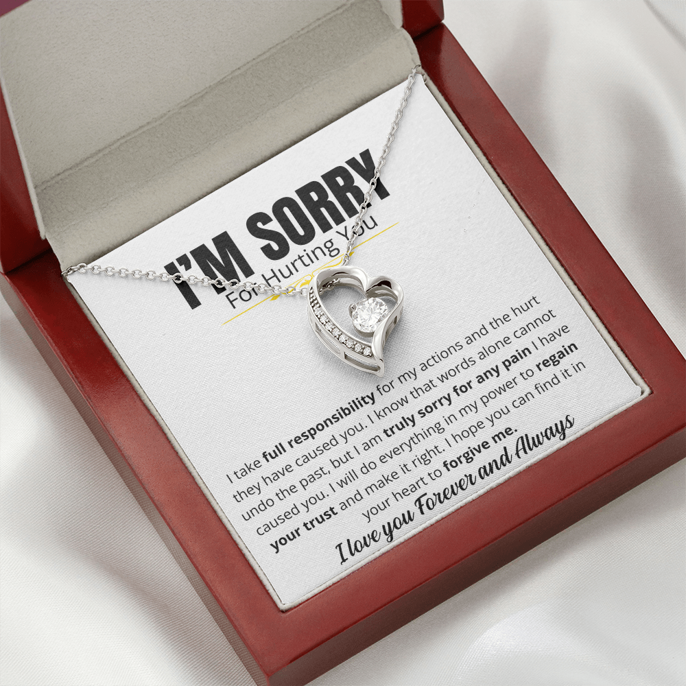 I'm Sorry For Hurting you - Forever Love Necklace