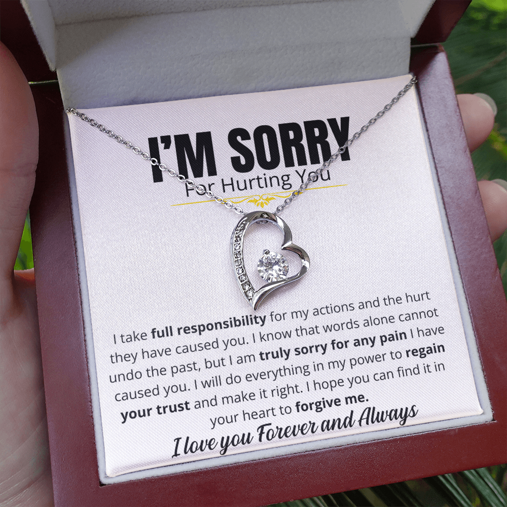 I'm Sorry For Hurting you - Forever Love Necklace