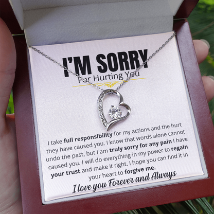 I'm Sorry For Hurting you - Forever Love Necklace