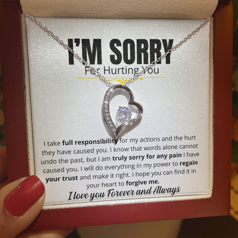 I'm Sorry For Hurting you - Forever Love Necklace