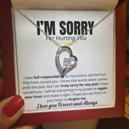I'm Sorry For Hurting you - Forever Love Necklace